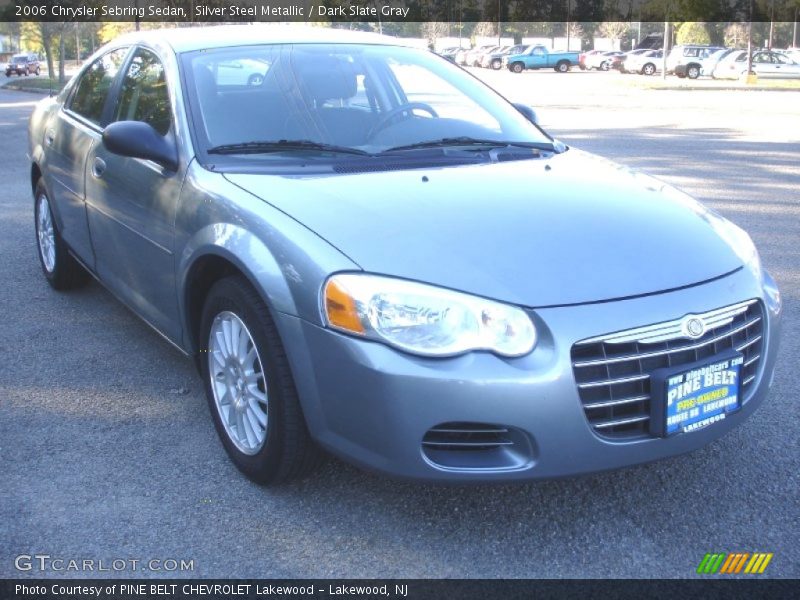 Silver Steel Metallic / Dark Slate Gray 2006 Chrysler Sebring Sedan