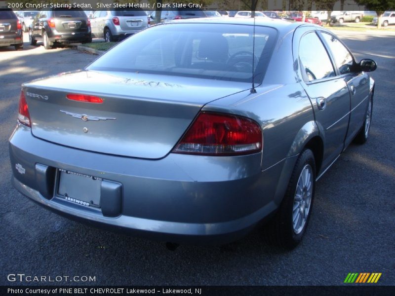 Silver Steel Metallic / Dark Slate Gray 2006 Chrysler Sebring Sedan