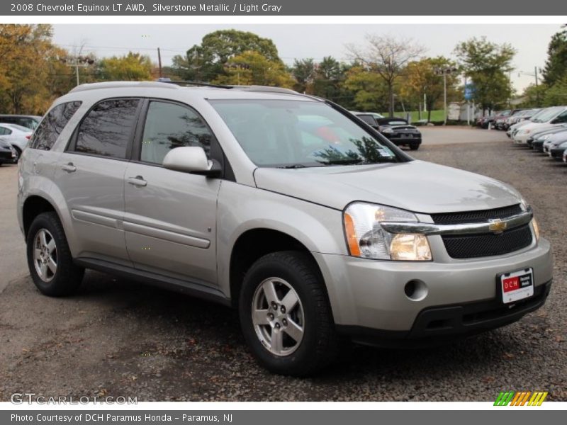 Silverstone Metallic / Light Gray 2008 Chevrolet Equinox LT AWD