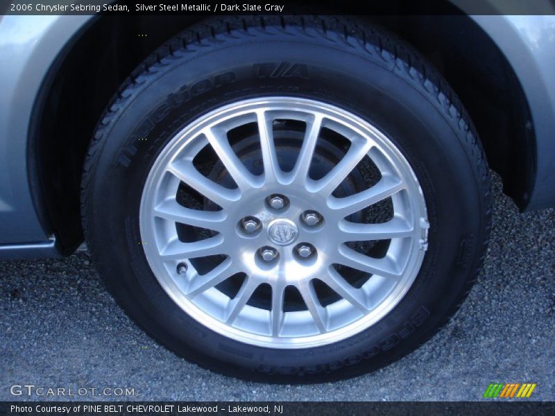 Silver Steel Metallic / Dark Slate Gray 2006 Chrysler Sebring Sedan