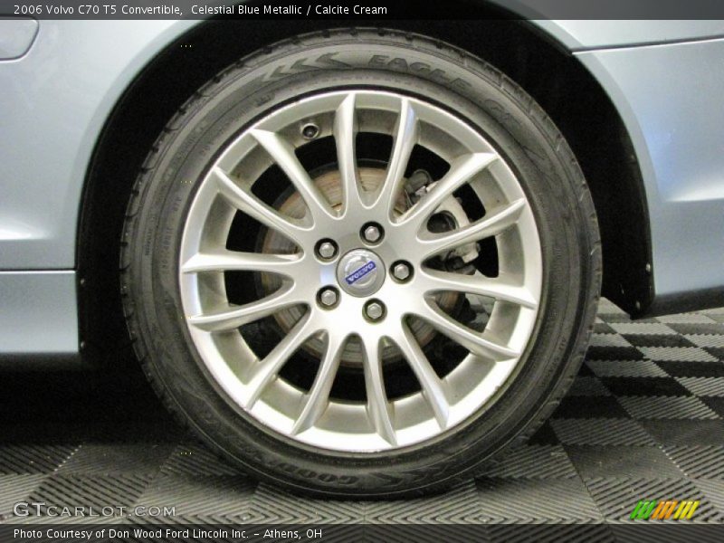Celestial Blue Metallic / Calcite Cream 2006 Volvo C70 T5 Convertible