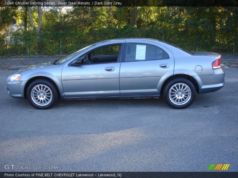 Silver Steel Metallic / Dark Slate Gray 2006 Chrysler Sebring Sedan