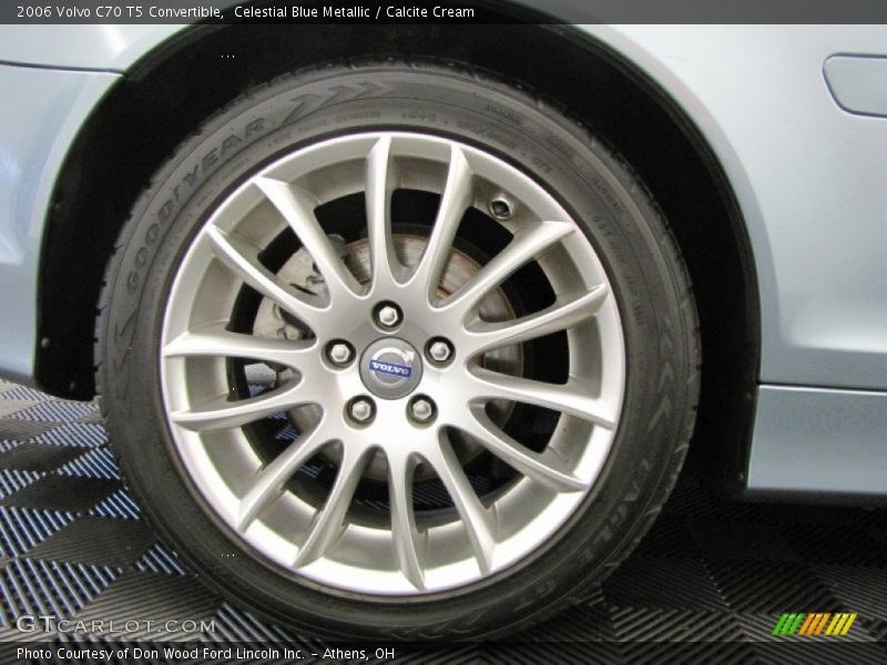 Celestial Blue Metallic / Calcite Cream 2006 Volvo C70 T5 Convertible