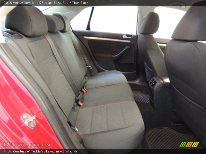 Salsa Red / Titan Black 2010 Volkswagen Jetta S Sedan