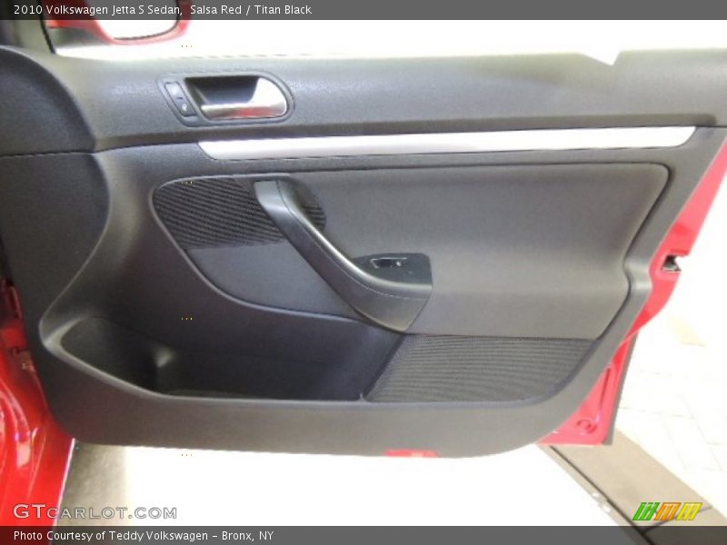 Salsa Red / Titan Black 2010 Volkswagen Jetta S Sedan