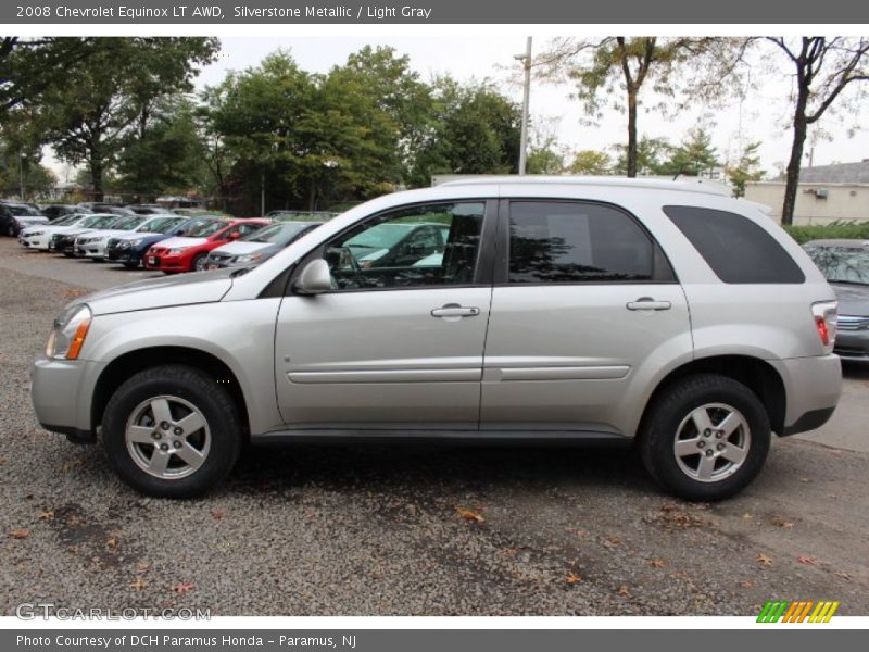 Silverstone Metallic / Light Gray 2008 Chevrolet Equinox LT AWD