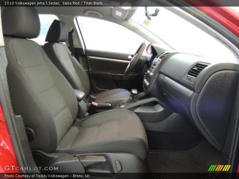 Salsa Red / Titan Black 2010 Volkswagen Jetta S Sedan