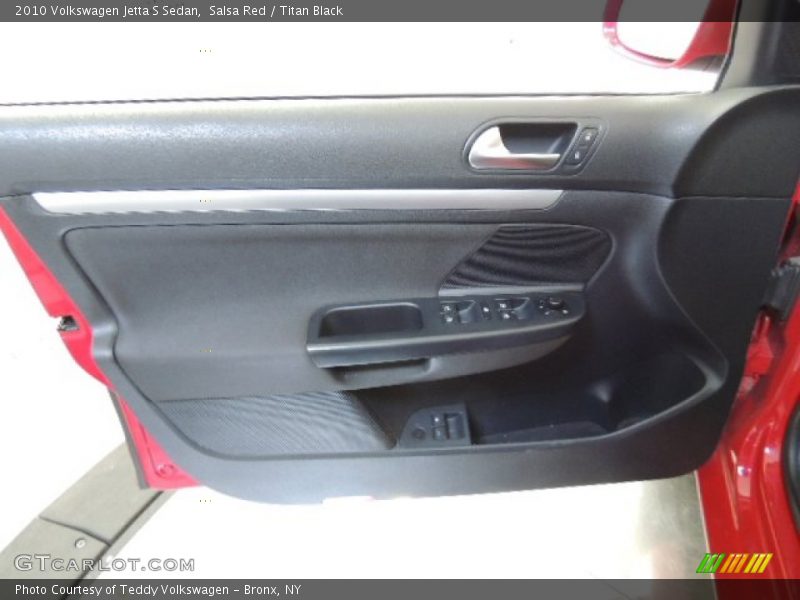Salsa Red / Titan Black 2010 Volkswagen Jetta S Sedan