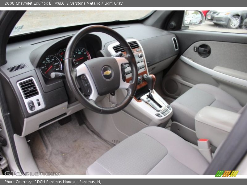 Silverstone Metallic / Light Gray 2008 Chevrolet Equinox LT AWD