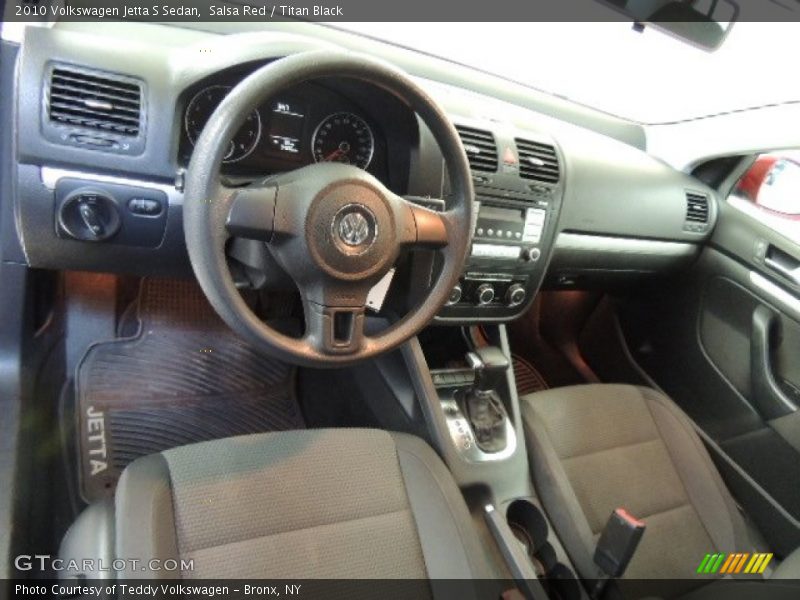 Salsa Red / Titan Black 2010 Volkswagen Jetta S Sedan