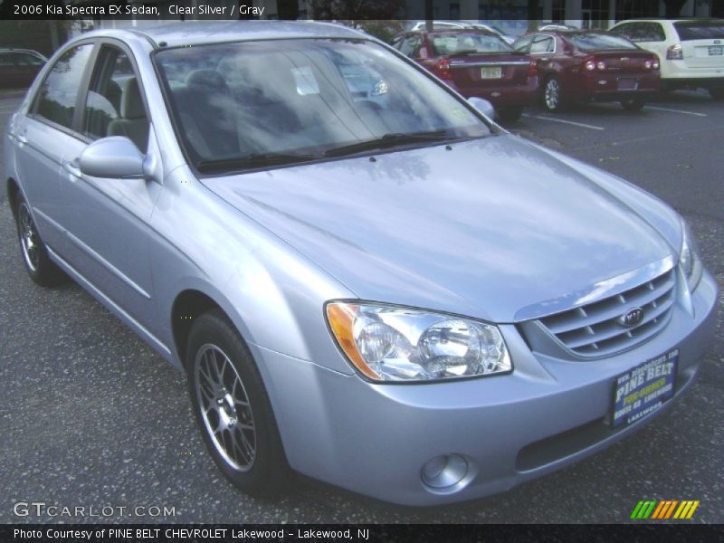 Clear Silver / Gray 2006 Kia Spectra EX Sedan