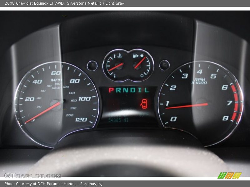 Silverstone Metallic / Light Gray 2008 Chevrolet Equinox LT AWD