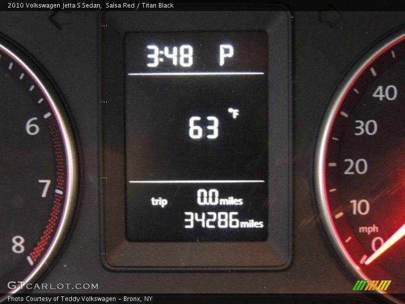 Salsa Red / Titan Black 2010 Volkswagen Jetta S Sedan
