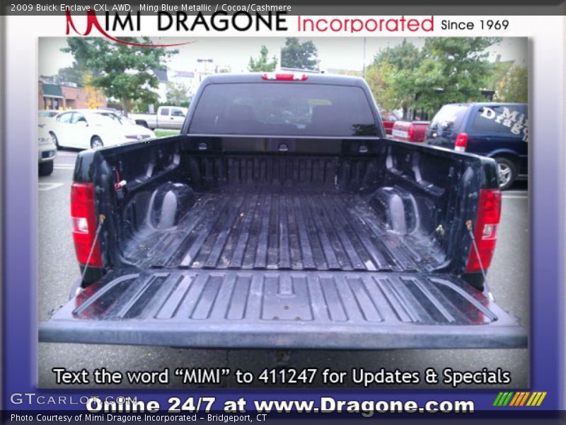 Ming Blue Metallic / Cocoa/Cashmere 2009 Buick Enclave CXL AWD