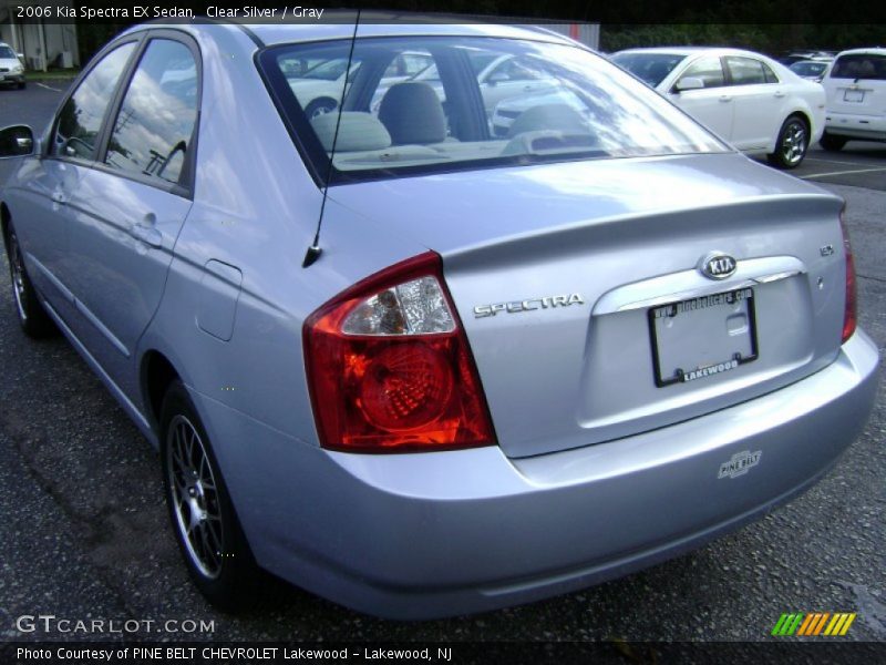 Clear Silver / Gray 2006 Kia Spectra EX Sedan