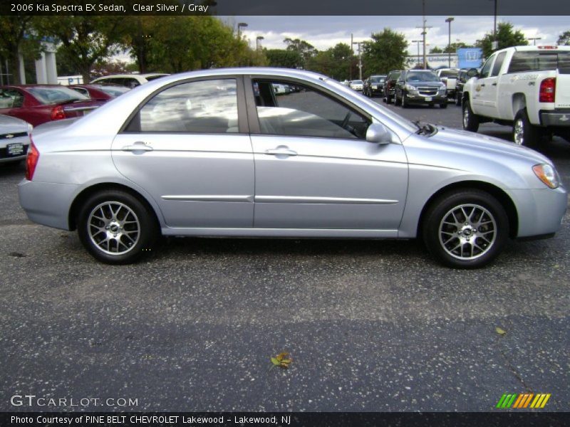 Clear Silver / Gray 2006 Kia Spectra EX Sedan