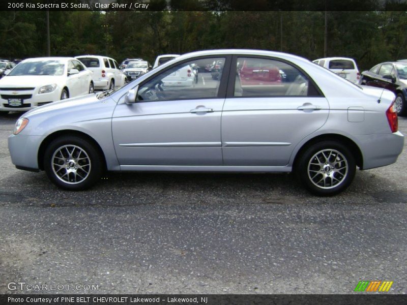 Clear Silver / Gray 2006 Kia Spectra EX Sedan