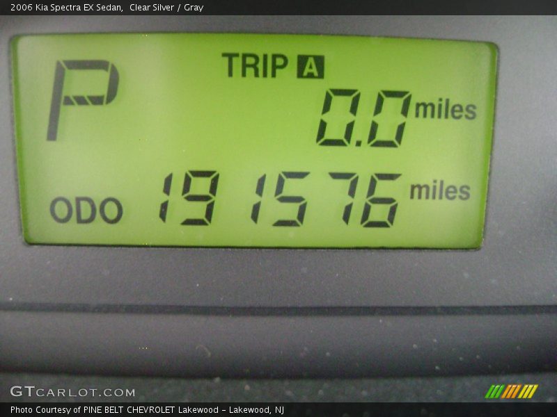 Clear Silver / Gray 2006 Kia Spectra EX Sedan