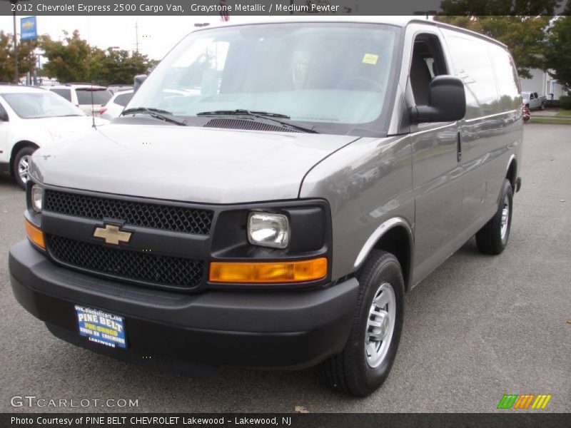 Graystone Metallic / Medium Pewter 2012 Chevrolet Express 2500 Cargo Van