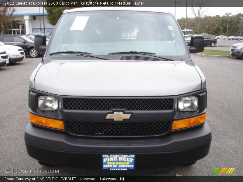 Graystone Metallic / Medium Pewter 2012 Chevrolet Express 2500 Cargo Van