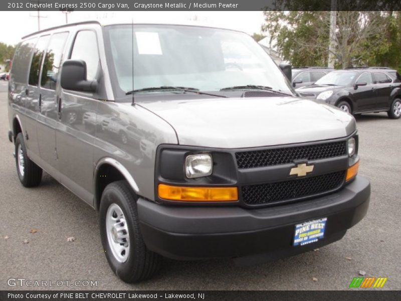 Graystone Metallic / Medium Pewter 2012 Chevrolet Express 2500 Cargo Van