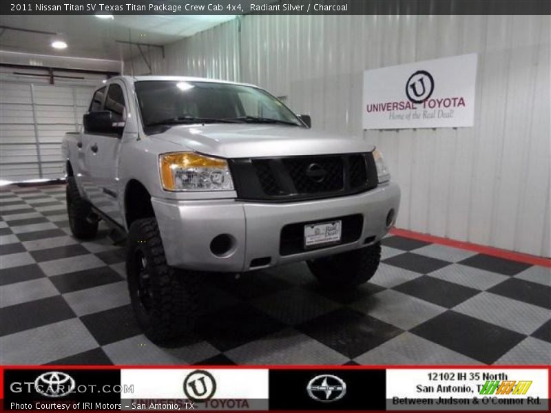 Radiant Silver / Charcoal 2011 Nissan Titan SV Texas Titan Package Crew Cab 4x4