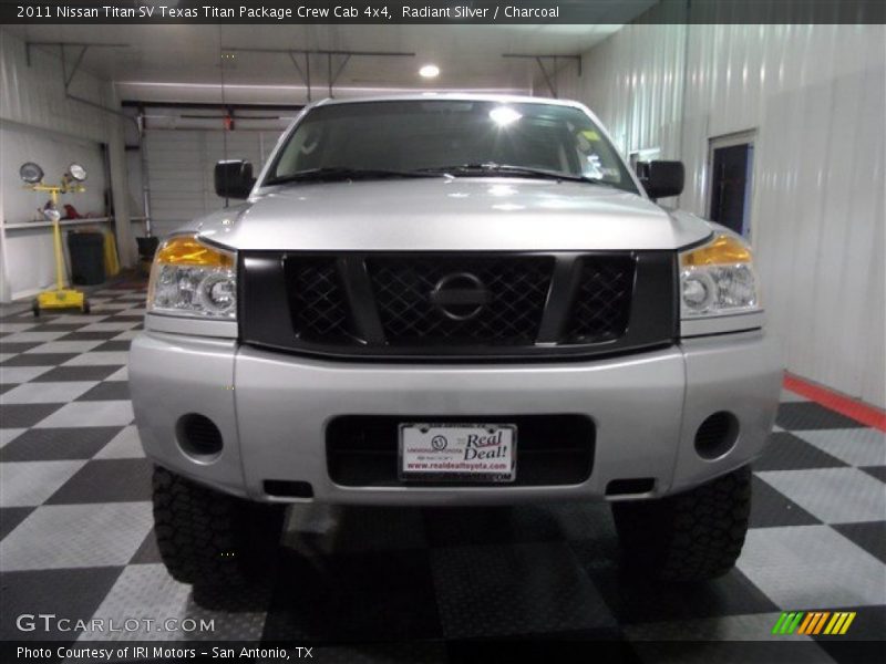 Radiant Silver / Charcoal 2011 Nissan Titan SV Texas Titan Package Crew Cab 4x4