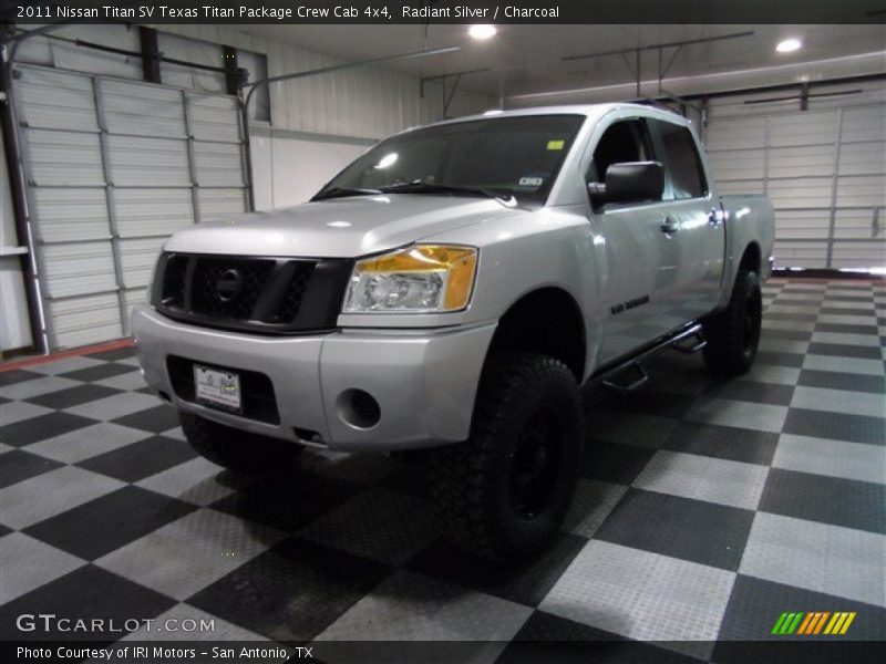 Radiant Silver / Charcoal 2011 Nissan Titan SV Texas Titan Package Crew Cab 4x4