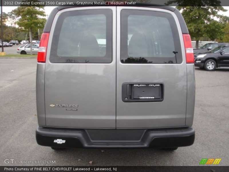 Graystone Metallic / Medium Pewter 2012 Chevrolet Express 2500 Cargo Van
