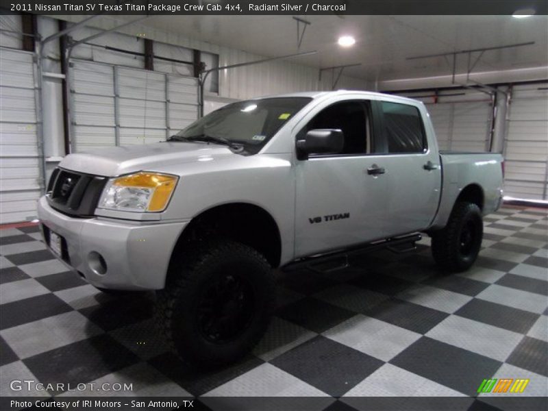 Radiant Silver / Charcoal 2011 Nissan Titan SV Texas Titan Package Crew Cab 4x4