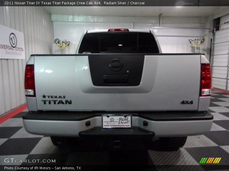 Radiant Silver / Charcoal 2011 Nissan Titan SV Texas Titan Package Crew Cab 4x4