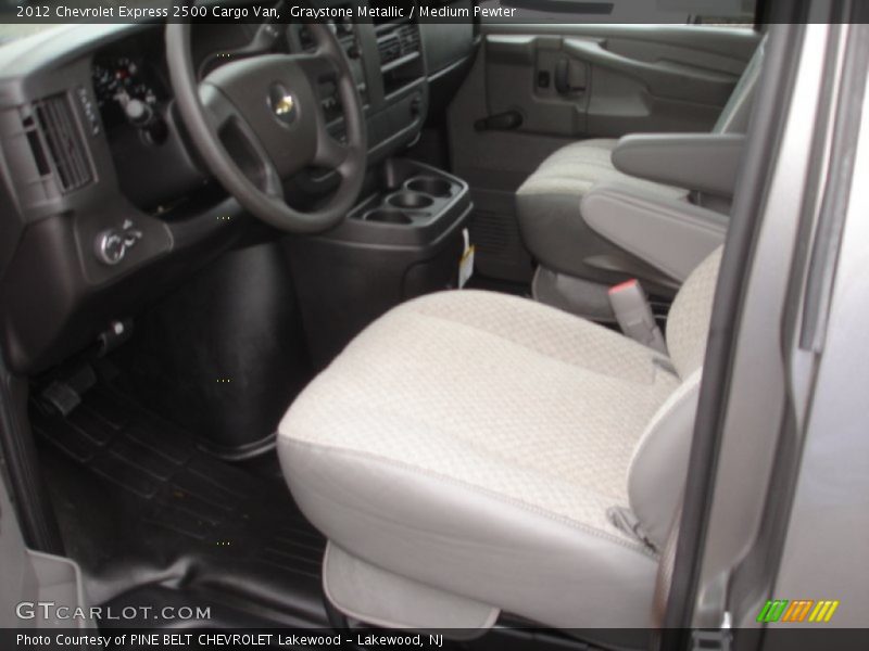  2012 Express 2500 Cargo Van Medium Pewter Interior