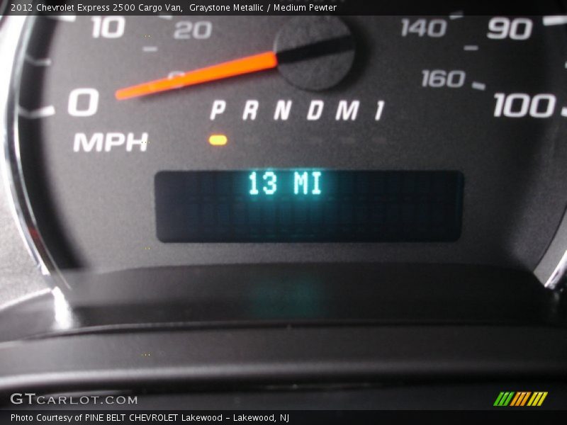 Graystone Metallic / Medium Pewter 2012 Chevrolet Express 2500 Cargo Van