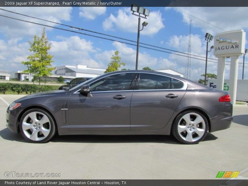 Pearl Grey Metallic / Ivory/Oyster 2009 Jaguar XF Supercharged