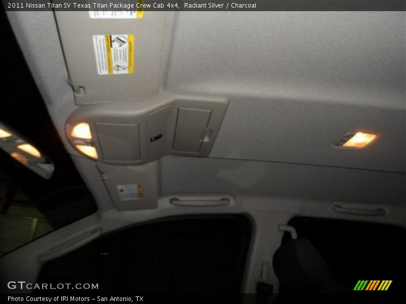 Radiant Silver / Charcoal 2011 Nissan Titan SV Texas Titan Package Crew Cab 4x4
