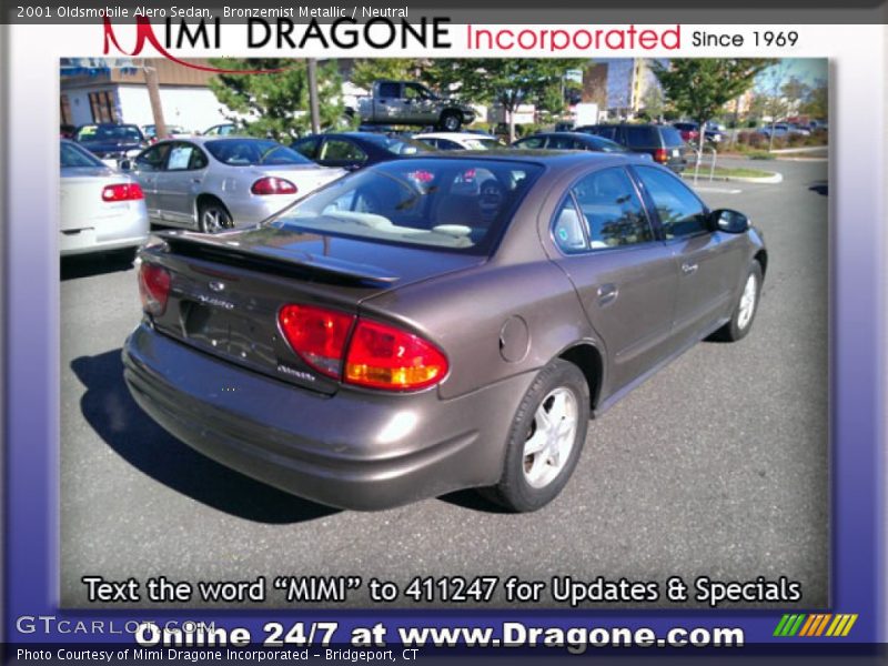 Bronzemist Metallic / Neutral 2001 Oldsmobile Alero Sedan