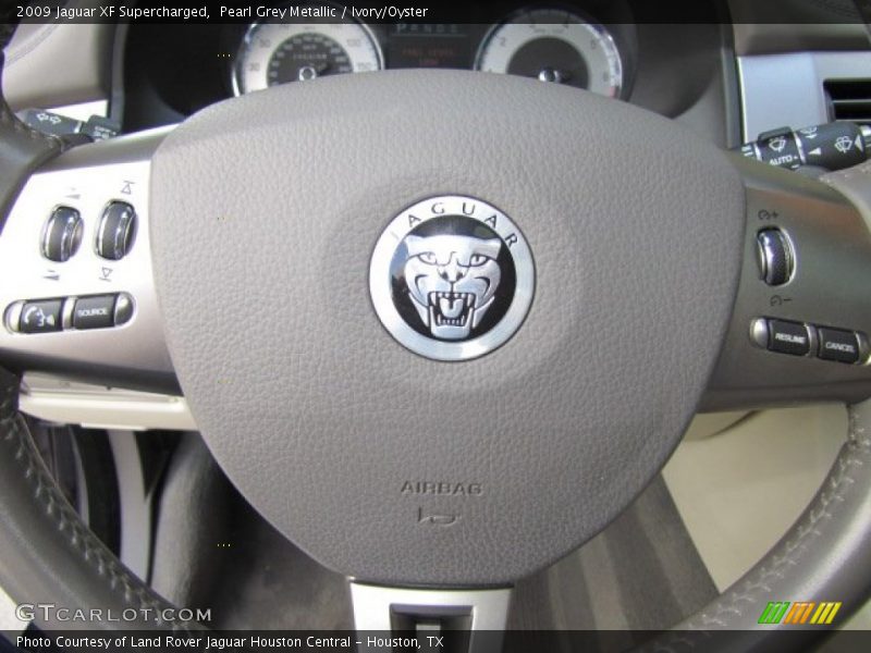 Pearl Grey Metallic / Ivory/Oyster 2009 Jaguar XF Supercharged