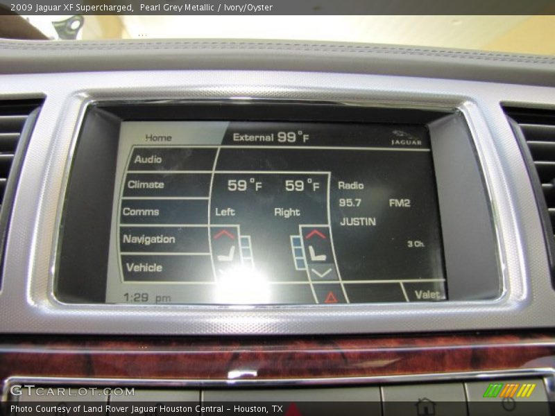 Pearl Grey Metallic / Ivory/Oyster 2009 Jaguar XF Supercharged