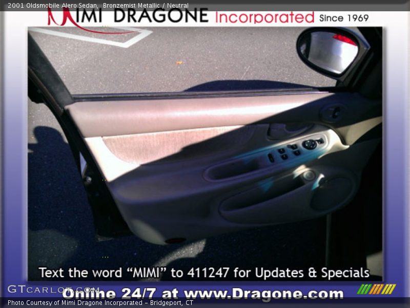 Bronzemist Metallic / Neutral 2001 Oldsmobile Alero Sedan