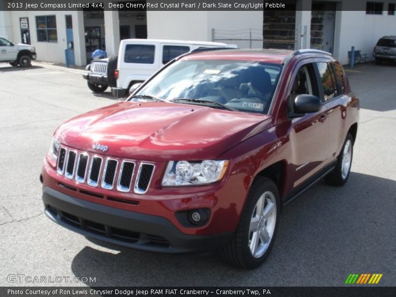 Deep Cherry Red Crystal Pearl / Dark Slate Gray/Light Pebble 2013 Jeep Compass Limited 4x4