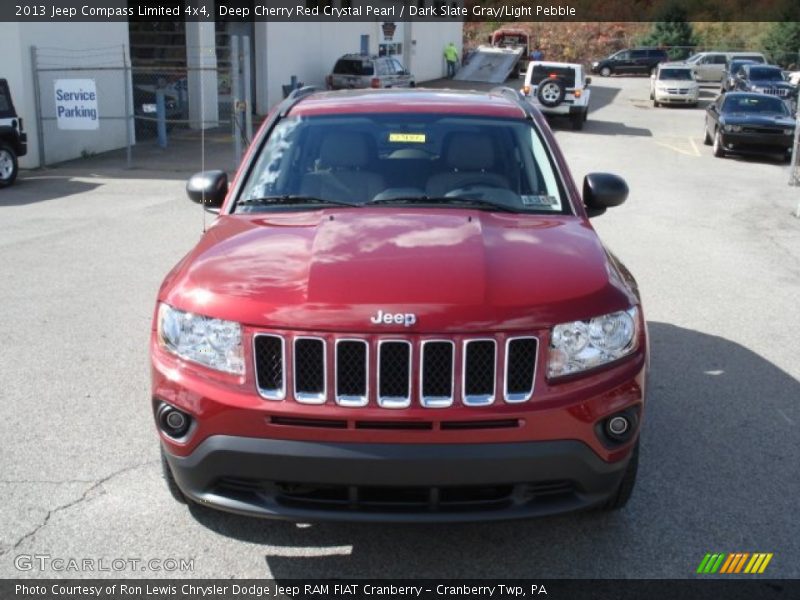 Deep Cherry Red Crystal Pearl / Dark Slate Gray/Light Pebble 2013 Jeep Compass Limited 4x4