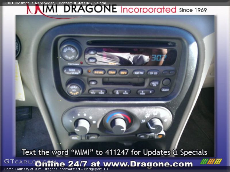 Bronzemist Metallic / Neutral 2001 Oldsmobile Alero Sedan