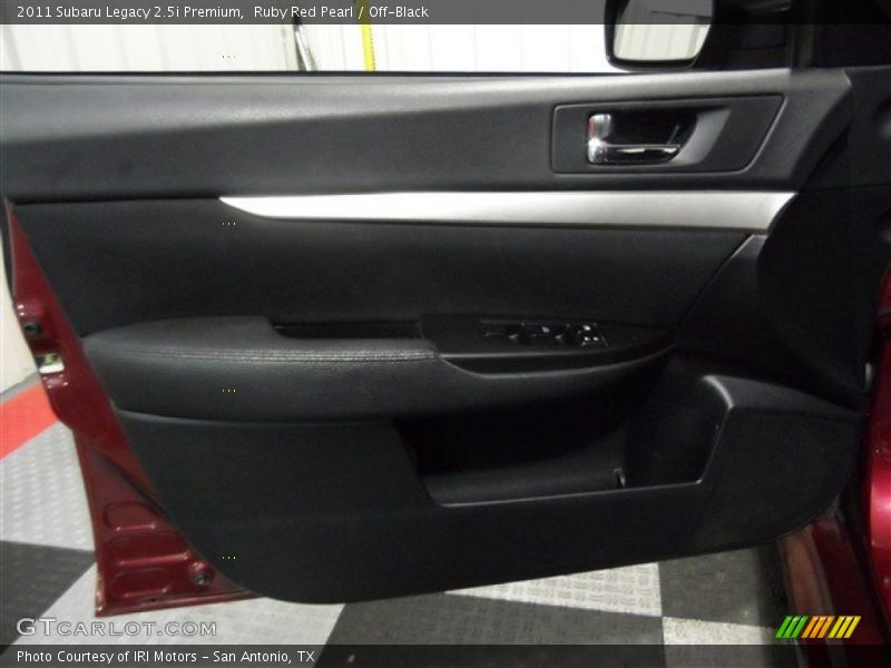 Ruby Red Pearl / Off-Black 2011 Subaru Legacy 2.5i Premium