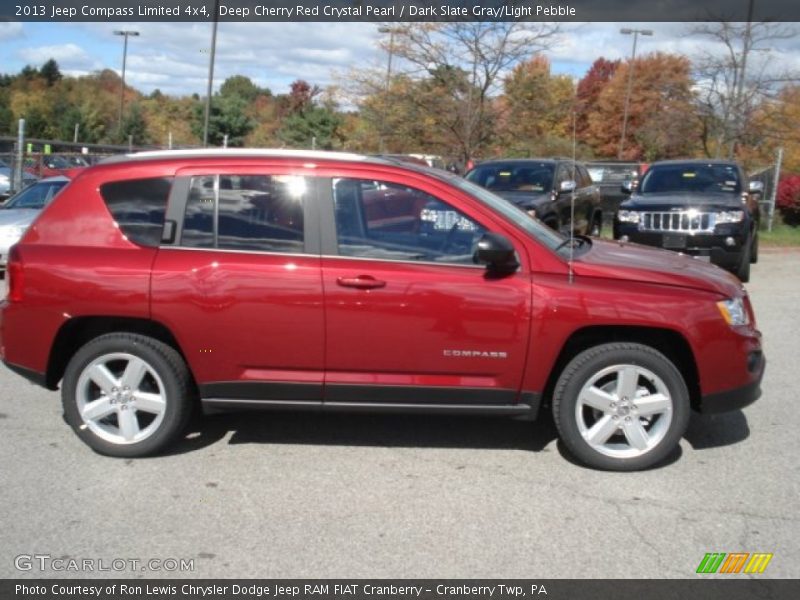 Deep Cherry Red Crystal Pearl / Dark Slate Gray/Light Pebble 2013 Jeep Compass Limited 4x4