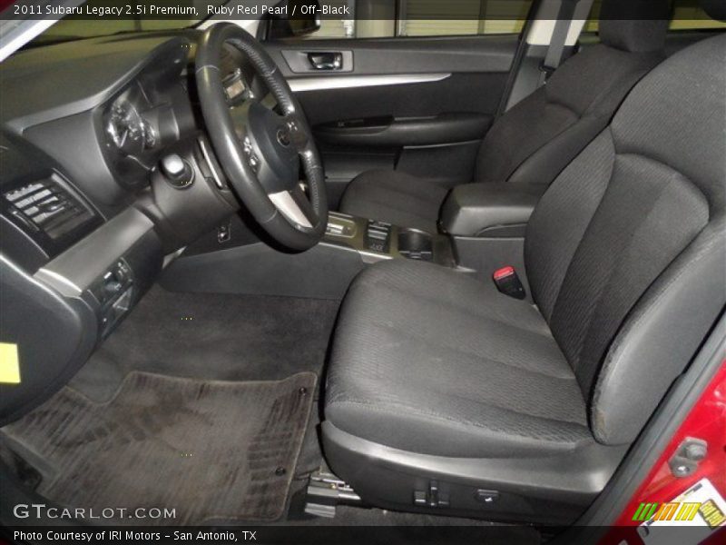 Ruby Red Pearl / Off-Black 2011 Subaru Legacy 2.5i Premium