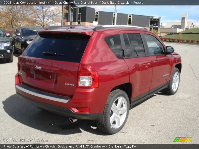 Deep Cherry Red Crystal Pearl / Dark Slate Gray/Light Pebble 2013 Jeep Compass Limited 4x4