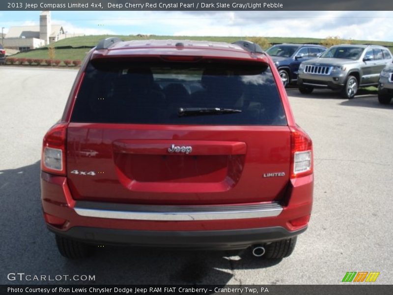 Deep Cherry Red Crystal Pearl / Dark Slate Gray/Light Pebble 2013 Jeep Compass Limited 4x4