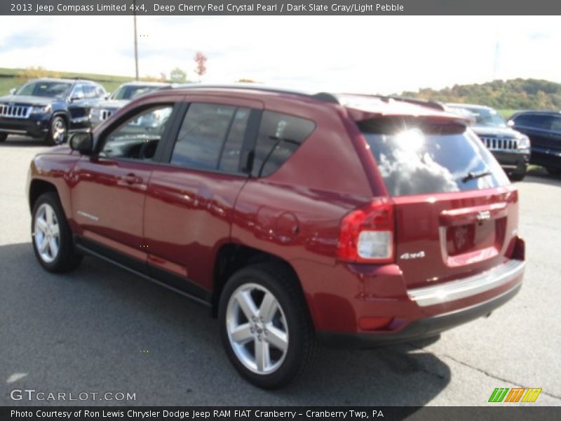 Deep Cherry Red Crystal Pearl / Dark Slate Gray/Light Pebble 2013 Jeep Compass Limited 4x4