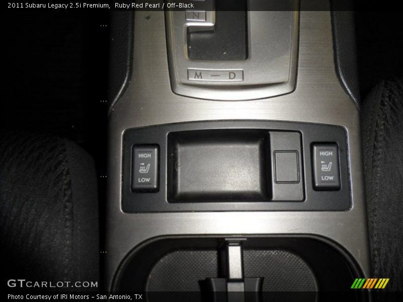 Ruby Red Pearl / Off-Black 2011 Subaru Legacy 2.5i Premium