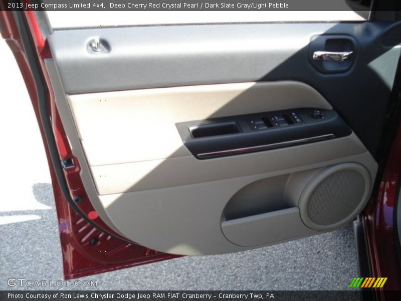 Deep Cherry Red Crystal Pearl / Dark Slate Gray/Light Pebble 2013 Jeep Compass Limited 4x4